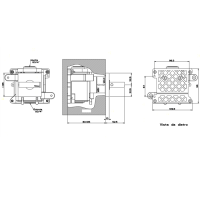 Gessi Rettangolo Запорный вентель для термостатического смесителя, подключение на 3/4”, внешняя часть, цвет: хром
