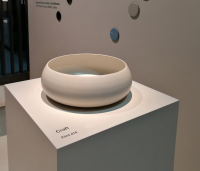 Bette Craft Раковина-чаша 45х45х12 cм, без отв., на столешницу, круглая, без перелива, цвет: флинт 414