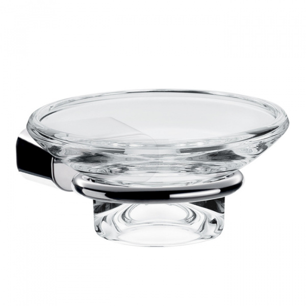 EMCO Logo2 Мыльница подвесная, прозрачное стекло, цвет: хром