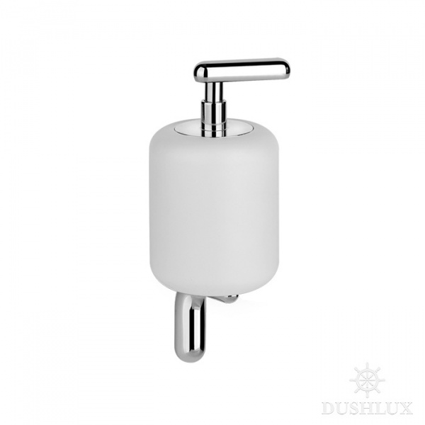Gessi Goccia Дозатор для жидкого мыла подвесной, цвет: хром/белый