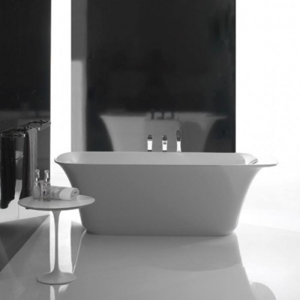 Globo Relais Ванна отдельностоящая 189x88xh61см, с переливом, (без выпуска и сифона), материал: Pietraluce