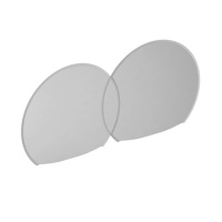 Devon&Devon Double Kalos Раковина 78.6х22.1х54.2 см, 3 отв., двойная, WHITE TEC, с донным клапаном, с колонной, фурнитура светлое золото, цвет: белый