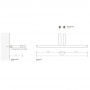 Decor Walther Mikado TPH2 Держатель туалетной бумаги, подвесной, цвет: латунь