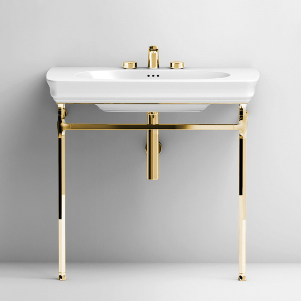 Artceram Civitas Металическая структура Quadra 76х44хh80,5см, цвет: золото