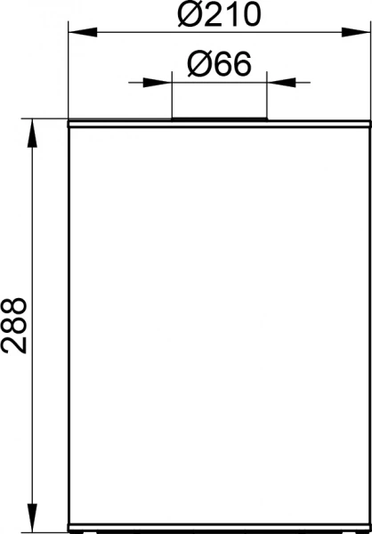 Мусорное ведро Keuco Plan 04989 хром, черно-серое