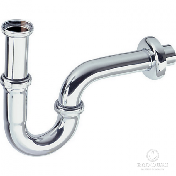 CISAL Сифон 1&quot1/4 для раковин, цвет: хром