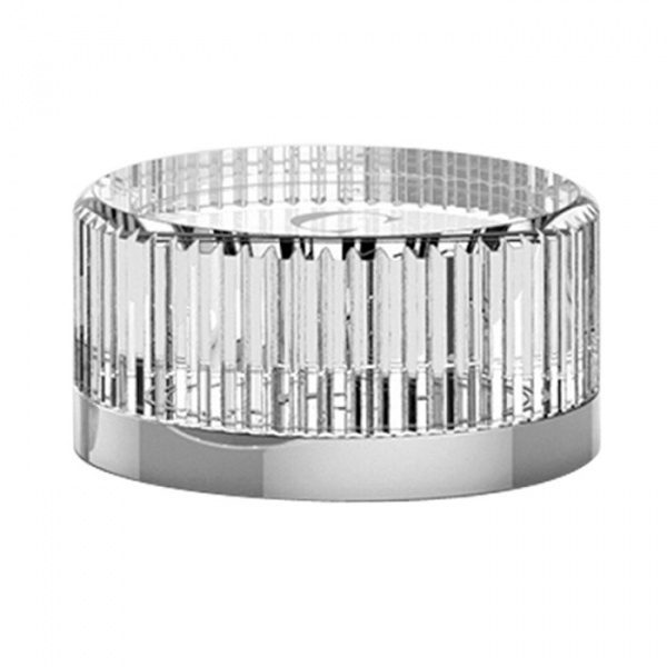 Fantini Venezia Ручка для смесителя, правая, стекло, "С" (холодная вода), цвет: Хром-Черный