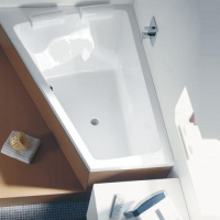 Ванна акриловая Duravit (Дуравит), 170х100 асимметричная, встраиваемая