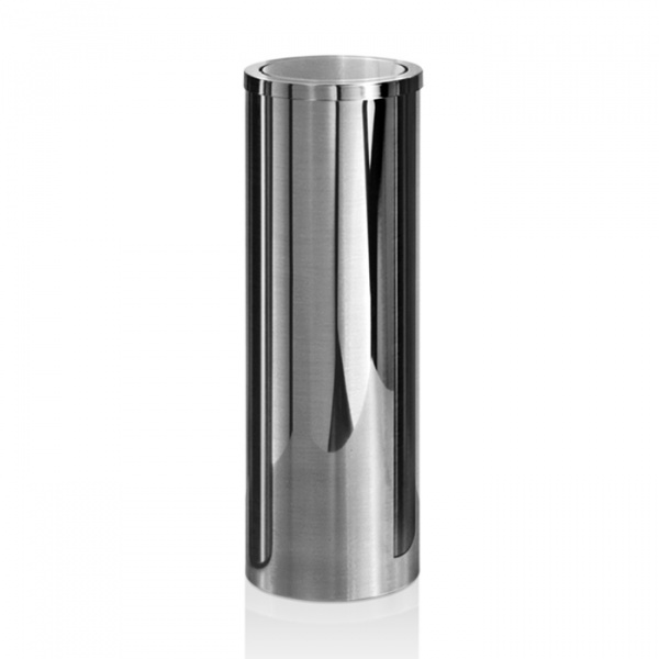 Decor Walther DW 1024 Корзина для бумаги 20xh60см, с крышкой, напольная, цвет: сталь матовая