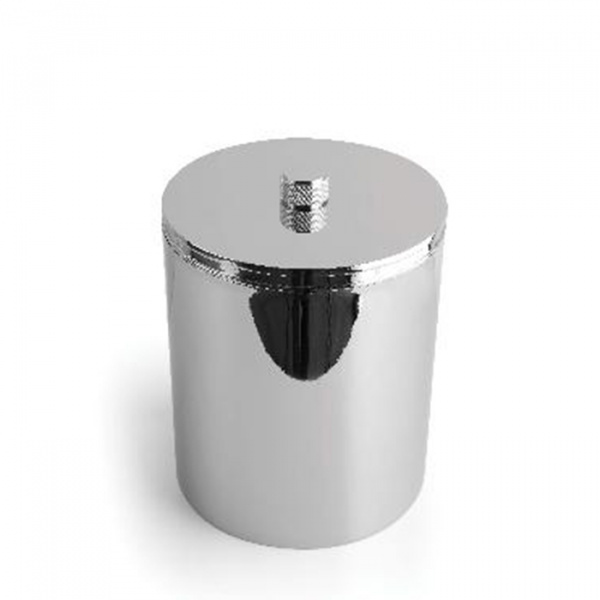 Bertocci Famiglia Ведро мусорное с крышкой d20xh25см, цвет: хром