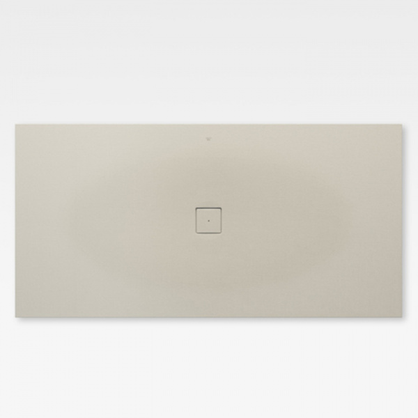 Armani Roca Baia Душевой поддон 200х100х3.2см с центральным сливом, с anti-slip, мат-л: Stonex, цвет: greige