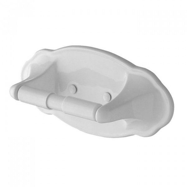 Devon&Devon Emily Держатель туалетной бумаги, керамика, подвесная, цвет: белый