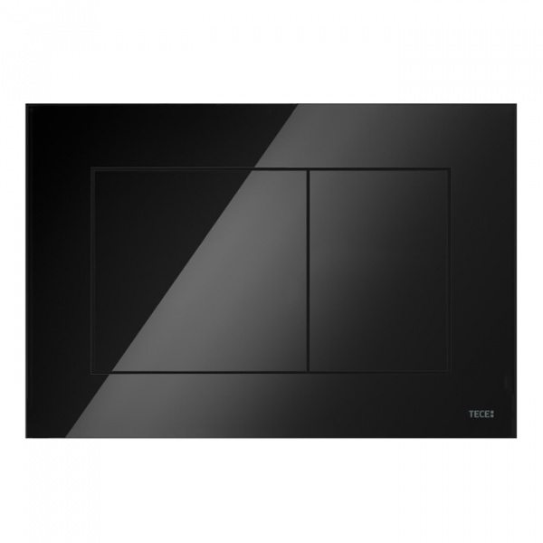 TECEbase Система инсталляции для унитазов 4 в 1 с кнопкой смыва черный глянцевый, крепежом и звукоизоляцией
