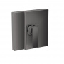 Axor Edge Смеситель для душа, встраиваемый, на 1 источник, внешняя часть, цвет: черный