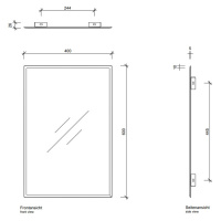 Decor Walther Space 14060 Зеркало 40x60см, с фацетом