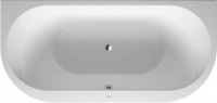 Ванна акриловая Duravit Darling New 190x90 овальная форма D, пристенная