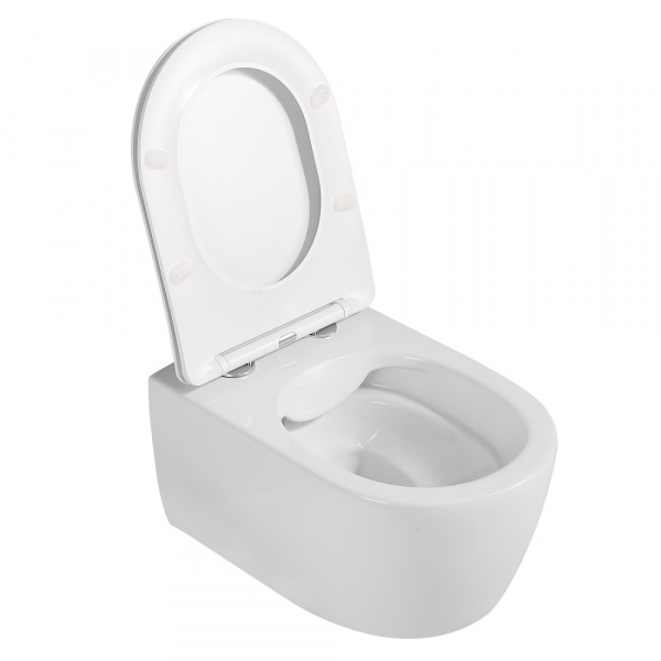 Унитаз ABBER Bequem AC1104 подвесной белый, безободковый