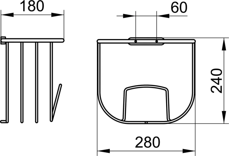 Полка Keuco Astor 04972