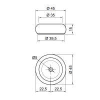 Antonio Lupi Bull Раковина 45х45х15 см, без отв., накладная, из натурального камня, цвет: Pietra Sinai