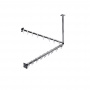EMCO System2 Угловая штанга для душевой занавески 800мм, подвесной, цвет: хром