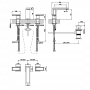 Gessi Eleganza Смеситель для раковины на 3 отверстия с донным клапаном, цвет: хром