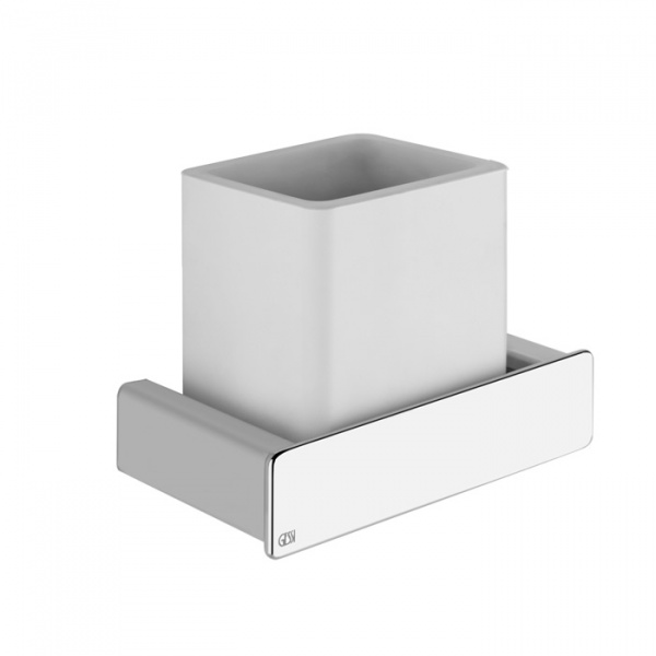 Gessi iSpa Стакан подвесной, цвет: хром/белый