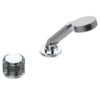 THG Paradise Ручной душ на борт ванны, 2 отв., цвет: хром/хрусталь