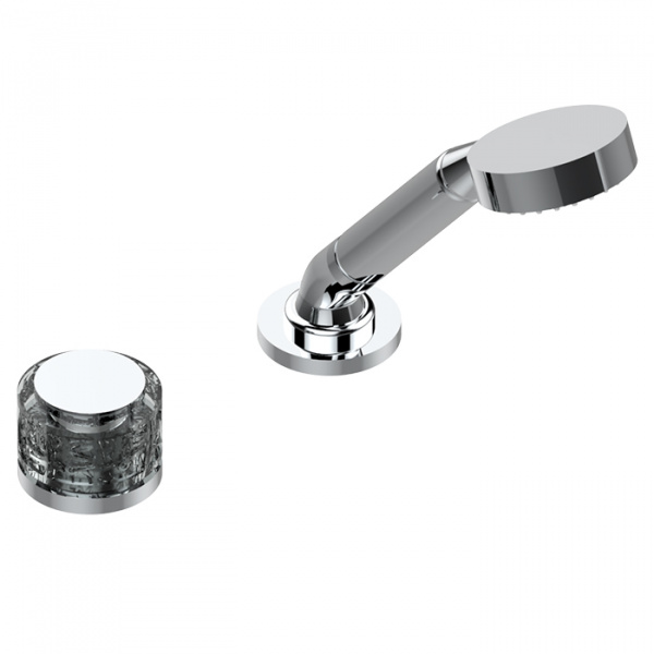 THG Paradise Ручной душ на борт ванны, 2 отв., цвет: хром/хрусталь