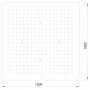BOSSINI DREAM-XL CUBE Верхний душ 1000 x 1000 мм, цвет: хром