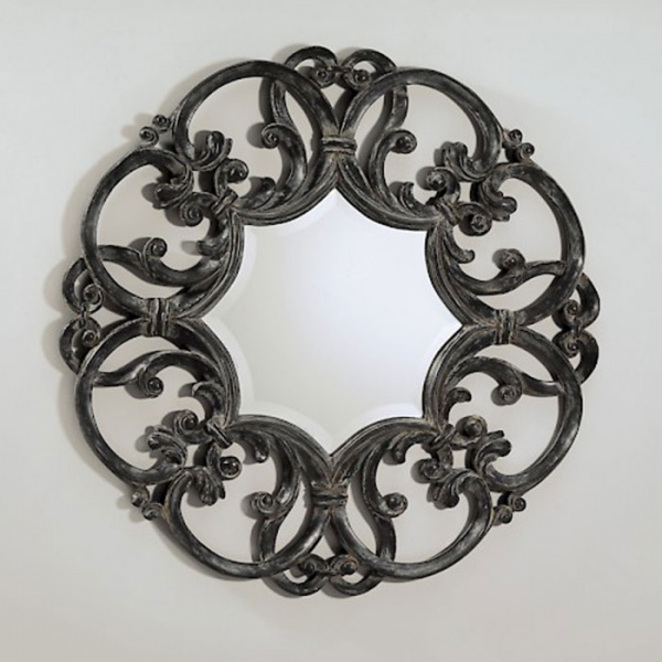 Devon&Devon Black Amelie Зеркало 89х89см, цвет: черный/патина