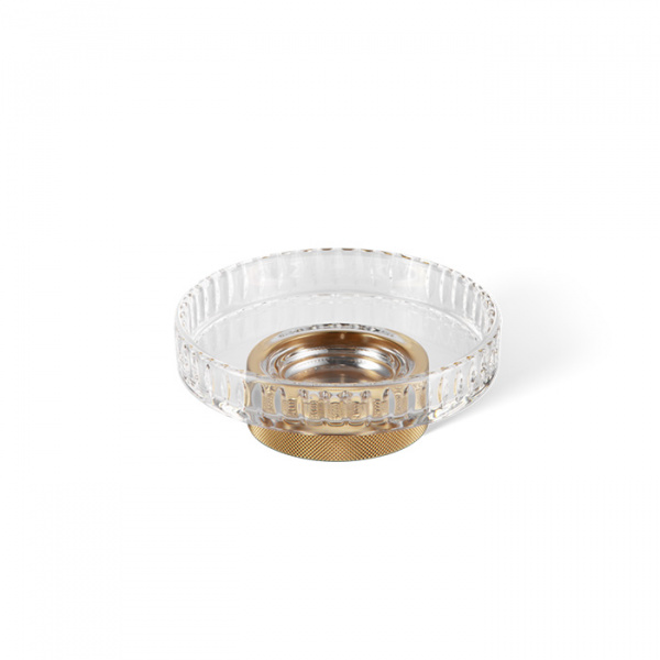 Decor Walther Club STS Мыльница настольная, граненое стекло, цвет: золото