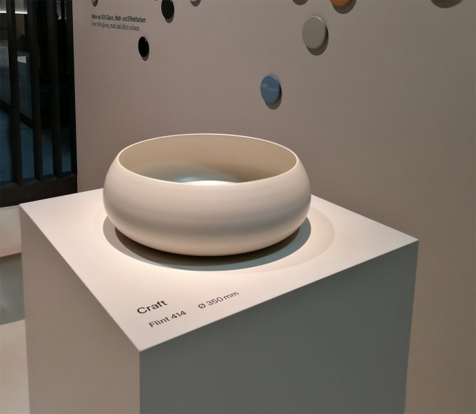 Bette Craft Раковина-чаша 35х35х12 cм, без отв., на столешницу, без перелива, цвет: флинт 414