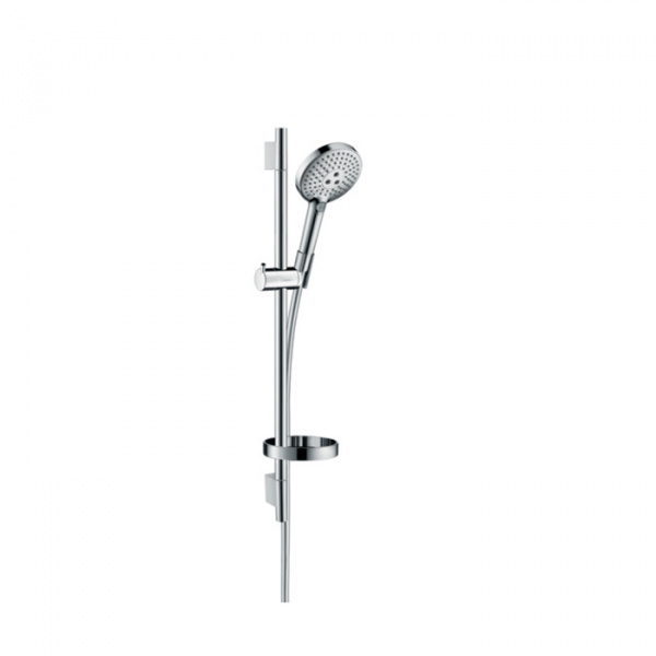 Hansgrohe Raindance Select S Душевой набор: штанга 65см., ручной душ 120, 3jet (Rain, RainAir, WhirlAir), EcoSmart, мыльница, шланг, цвет: хром