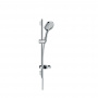 Hansgrohe Raindance Select S Душевой набор: штанга 65см., ручной душ 120, 3jet (Rain, RainAir, WhirlAir), EcoSmart, мыльница, шланг, цвет: хром