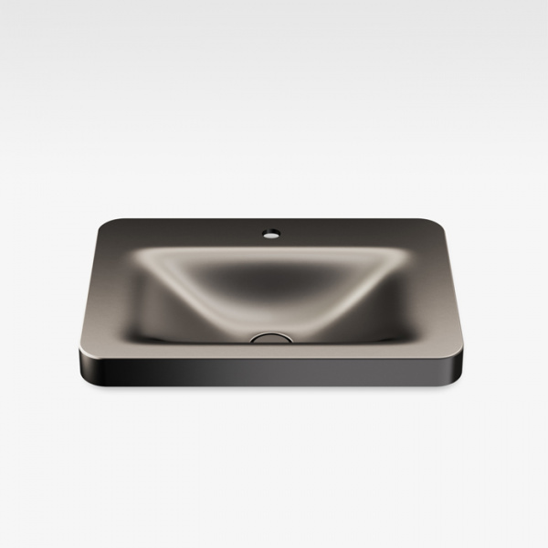 Armani Roca Baia Раковина 66x47 см, 1 отв., встраиваемая сверху, цвет: dark metallic