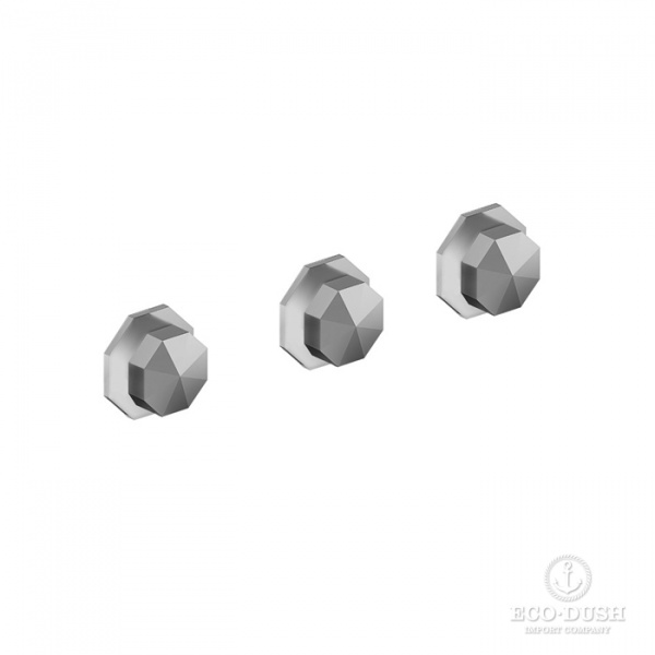 Stella Firenze Встраиваемый смеситель для ванны/душа 3254TR с переключателем, цвет: хром