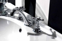 Kerasan Retro Смеситель для раковины на 3 отв. хром