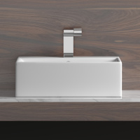 Умывальник чаша накладная прямоугольная Element 500*410*160мм Ceramica Nova белый 