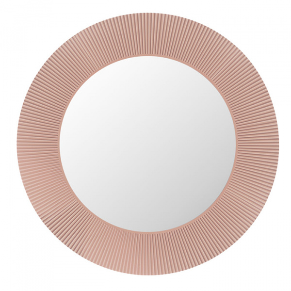 Laufen Kartell Зеркало круглое d=78см, настенное, без подсветки, цвет: пудровый розовый
