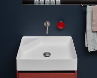 Antonio Lupi Ayati Излив для раковины, настенный, длина: 100 мм, (внешняя часть), цвет: нержавейка полированная