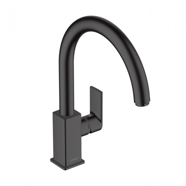 Hansgrohe Vernis Shape M35 Смеситель для раковины, однорычажный, излив 260 мм, цвет: матовый черный