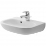 Duravit D-Code Раковина 45x34 см, 1 отв., с переливом, цвет: белый