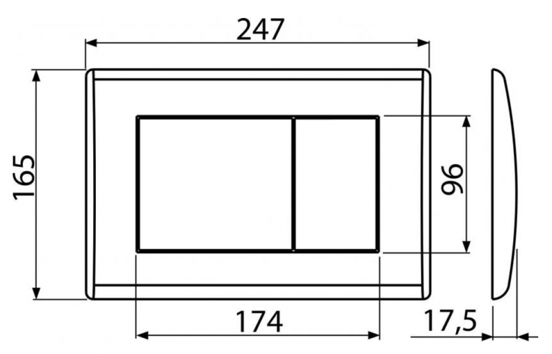 Кнопка управления (золотая), арт. M275