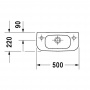 Duravit D-Code Раковина 50х22 см, 1 отв., цвет: белый