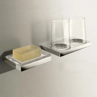 Стакан Keuco Edition 11 11151019000 двойной, хром