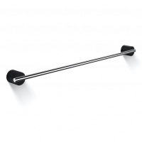 Decor Walther Black Stone HTE60 Полотенцедержатель 60см, подвесной, цвет: черный матовый / хром