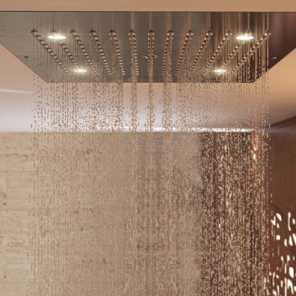 Bossini Dream Верхний душ 57x47см, с 4 LED RGB, 2 режима, потолочный, цвет: хром