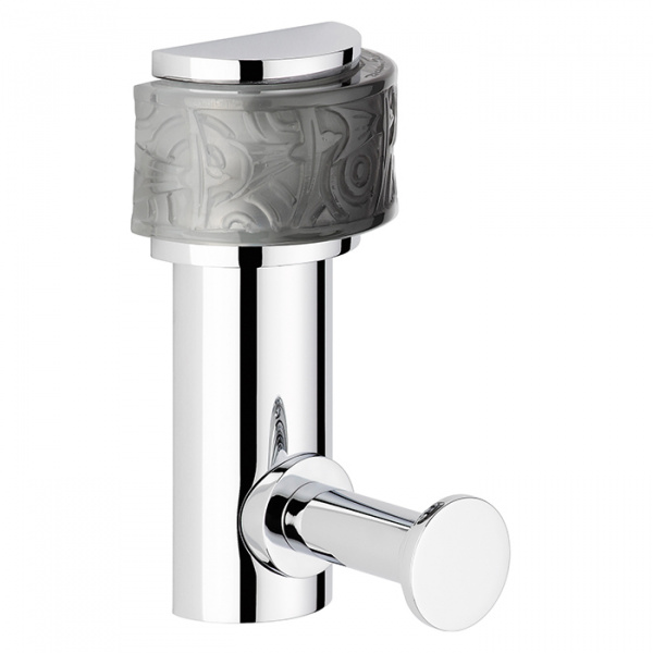 THG Paradise Крючок подвесной, длинный, цвет: хром/хрусталь