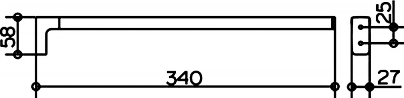 Полотенцедержатель Keuco Collection Moll 12722 хром