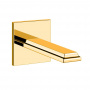 Gessi Eleganza Настенный излив для ванны, для монтажа с удаленным управлением (не входит в комплект), цвет: золото